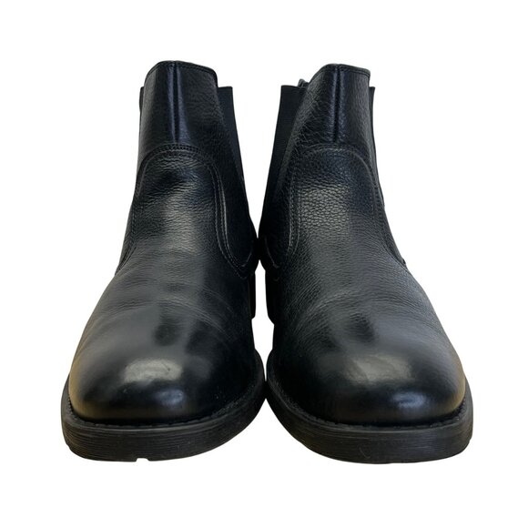 J. Murphy Men’s Black Leather Slip-On Style Twin Gore Ankle Boots Size 12M - Picture 2 of 11